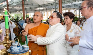 'วัดไก่เตี้ย'สวดนพเคราะห์  เจริญพระพุทธมนต์ไหว้พระราหู เสริมดวงเสริมบารมี