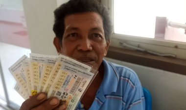 คุณตาวัย 64 ครวญถูกรางวัลที่ 5 รวม 2 ใบ ถูกเพื่อนเชิดหนีเฉย