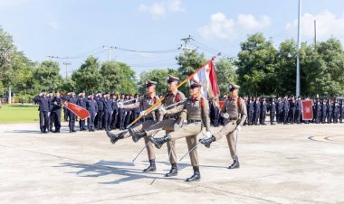 “พ่อเลี้ยงหล้า–ผกก.โอ๋”ร่วมงานพิธีสวนสนาม และปฎิญานตน วันตำรวจ