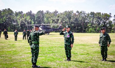 ผบ.ทบ.ลงพื้นที่ให้กำลังใจทหารชายแดนอีสานใต้