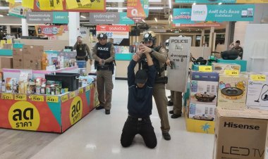 ตำรวจชลบุรีซ้อมแผนเผชิญเหตุ"หนี ซ่อน (สู้) รู้หลบเป็นปีก รู้หลีกเป็นหาง"