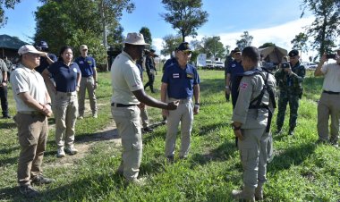 ผบ.สส.พร้อมคณะลงพื้นที่ตรวจเยี่ยมการปฏิบัติงานของหน่วยในพื้นที่กองกำลังสุรนารี