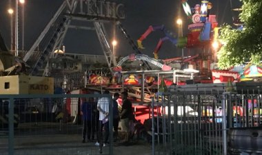 ระทึก!"หมึกยักษ์"แขนหักหลุดกระแทกพื้น คนเล่นเจ็บ 3 ราย