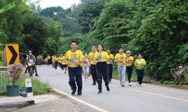 สบเมยจัดกิจกรรม เดิน วิ่ง ปั่น ป้องกันอัมพาตเฉลิมพระเกียรติ ครั้งที่ 9