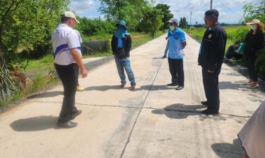 ป.ป.ช.พิจิตรตรวจเข้มถนนคสล.งบ 3.4 ล้านอบต.วังหว้าพบ 58 จุดมีรอยแตกร้าว