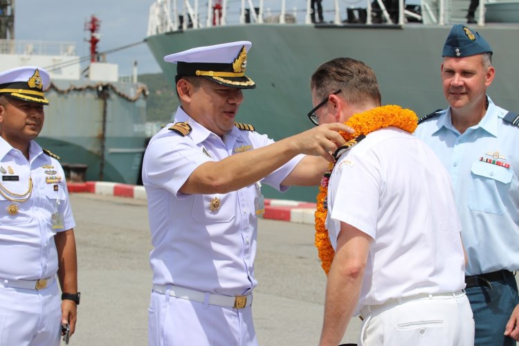 กองทัพเรือไทย ต้อนรับทัพเรือแคนนาดา เสริมสร้างความสัมพันธ์