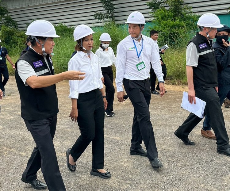 'พิมพ์ภัทรา'รมว.อุตฯสั่งลุยสะสางกากของเสีย 'แวกซ์ กาเบ็จ'ราชบุรี