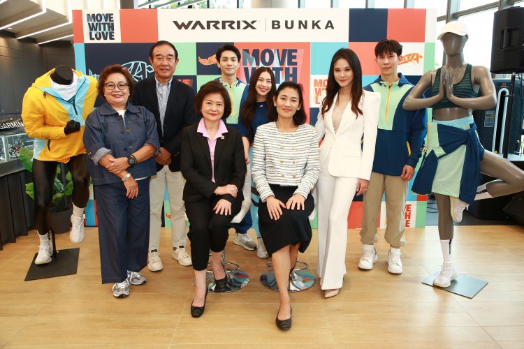 “WARRIX” คอลแลบส์ “BUNKA”เปิดตัวคอลเลคชั่นใหม่สุดพิเศษ "MOVE WITH LOVE"