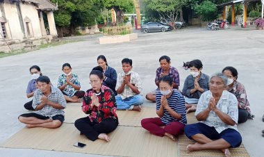 นั่งสมาธิอธิษฐานจิตอ้อนท้าวเวสสุวรรณให้ลูกช้างมีโชคลาภ