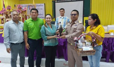 อบต.เทพรักษา ต้อนรับนักพัฒนาชุมชนคนใหม่