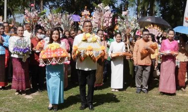 ชาวโพธิ์ศรีสุวรรณพร้อมใจทอดกฐินสามัคคีมหาศรัทธาบุญใหญ่