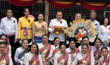 "ทวี สอดส่อง"พร้อมเลขาฯศอ.บต.ร่วม ทอดกฐินสามัคคี ที่  วัดโบราณสถิต