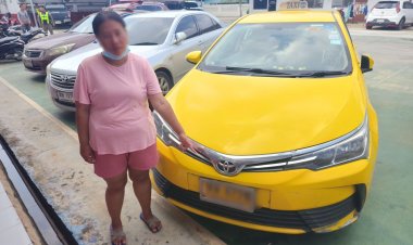 ตำรวจสกัดรวบโจรสาวแสบหลอกเหมาแท็กซี่เผลอขับหนีเข้ากรุง