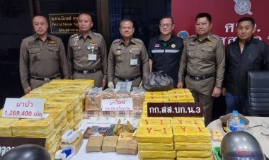 ตำรวจบุกทลายเครือข่ายค้ายาบ้ามีนบุรียึดของกลางบิ๊กล็อต