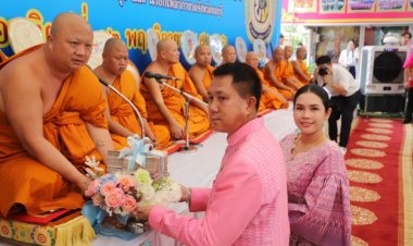 คึกคักงานกฐินวัดเขาบางพระ ผู้ว่าฯชลบุรีแจกผ้ายันต์เลสเตอร์ สมเด็จธงชัย