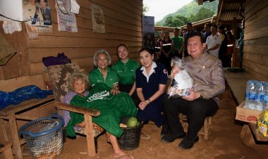 คาราวานผ้าห่มไทยเบฟส่งมอบความอบอุ่มสู่ยอดดอยโละโคะ