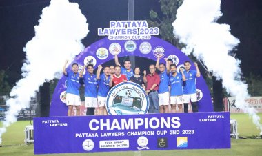 13 ทีมทนายโม่แข้งฟุตบอล"PATTAYA LAWYERSฯ"เดือด