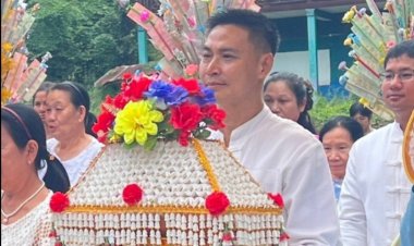 นอภ.สบเมย ประธานทอดกฐิน สามัคคี วัดบ้านไหม้