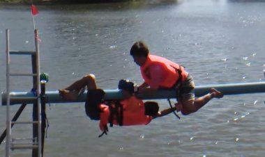 บ้านค่ายแข่งขันกีฬาพื้นบ้านกีฬามหาสนุกยกระชับมิตรชุมชน