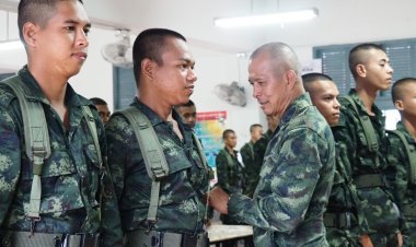 ผบ.พล.ร.15 ย้ำต้องดูแลทหารใหม่ดุจครอบครัวเดียวกัน