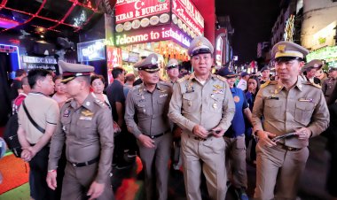 ผวจ.ชลบุรีพร้อมผบช.ภาค 2 ปล่อยแถวย้ำมาตรการ เมือพัทยาปลอดภัย