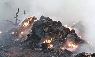 ควันไฟไหม้ขยะอุตสาหกรรมผลกระทบสุขภาพชาวบ้านแล้ว
