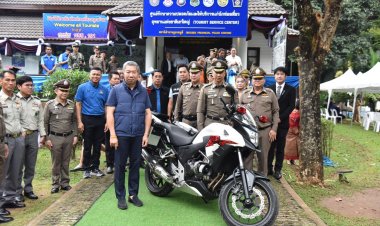 ผบ.ตร.เปิดศูนย์รักษาความปลอดภัยบริการนักท่องเที่ยวเขาใหญ่
