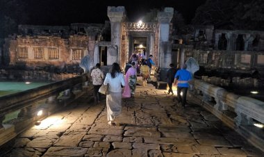 พิมายไนท์ ไลท์อัพ เที่ยวปราสาทหินมิติใหม่ยามค่ำคืน