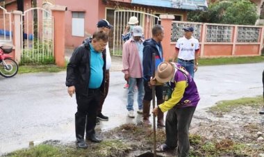 ปัตตานีลุยขุดล้างท่อระบายน้ำป้องกันน้ำท่วมท่วม