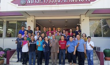 แห่แสดงความยินดี"ผกก.พจน์ " ดำรงตำแหน่ง "ท่าสองยาง 1."