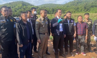 แกะรอยตามเอาผิดนายทุนลอบทิ้งกากรง.อุตฯกลิ่นเหม็นคละคลุ้งโพธาราม