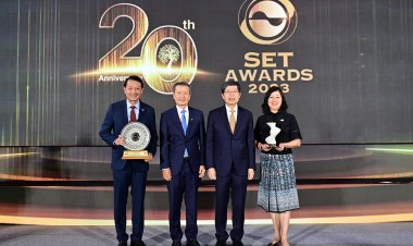 CPF คว้า 2 รางวัลสูงสุด SET AWARDS 2023 มุ่งสู่องค์กรแห่งความเป็นเลิศด้านนวัตกรรม และความยั่งยืน