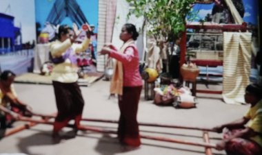 สืบทอดวัฒนธรรมจากรุ่นสู่รุ่น"รำกระทบไม้"ชนเผ่าเขมรสุรินทร์ หลังฤดูเก็บเกี่ยว