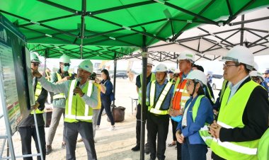 'มนพร' รมช.คมนาคมลงพื้นที่ตรวจราชการจังหวัดชลบุรี