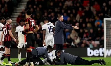 แฟนบอลช็อค! "ล็อคเยอร์" กัปตันทีมลูตัน วูบคาสนาม