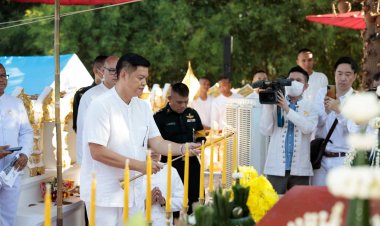“พ่อเลี้ยงหล้า” ร่วมพิธีพุทธาภิเษกพระพุทธรูปปางรำพึงและพิธีเถราภิเษกองค์ครูบาเจ้าศรีวิชัย