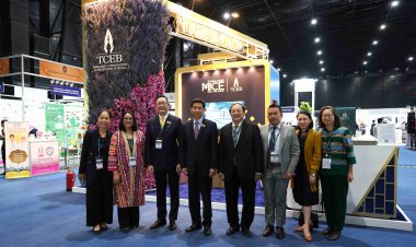 ทีเส็บต้อนรับรองนายกรัฐมนตรีและรมว.ต่างประเทศในงาน Thailand Mega Fair 2023
