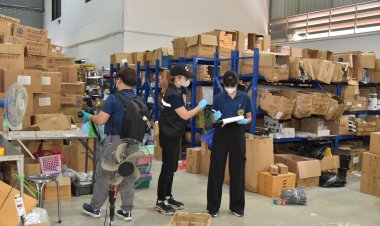 ทลายโกดังซุกซ่อนสินค้ายี่ห้อดังปลอม-เครื่องใช้ไฟ้าเถื่อนกว่าแสนชื้น