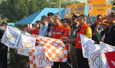 สมุทรปราการปล่อยแถวรณรงค์ลดอุบัติเหตุในช่วงเทศกาลปีใหม่ 2567