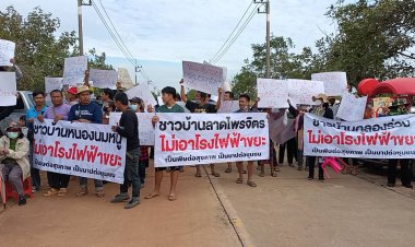 ชาวลาดตะเคียนรวมตัวคัดค้านโรงไฟฟ้าขยะหวั่นก่อมลพิษ