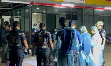 สยองส่งท้ายปี!คนร้ายสุดเหี้ยม บุกยิง-ฟันเด็กปั๊มดับ 2 ศพกลางเมืองนครพนม