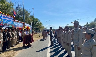 โพธิ์ศรีสุวรรณเปิดศูนย์ปฏิบัติการร่วมป้องกันและลดอุบัติเหตุมางถนนชาวงเทศดาลแีใหม่