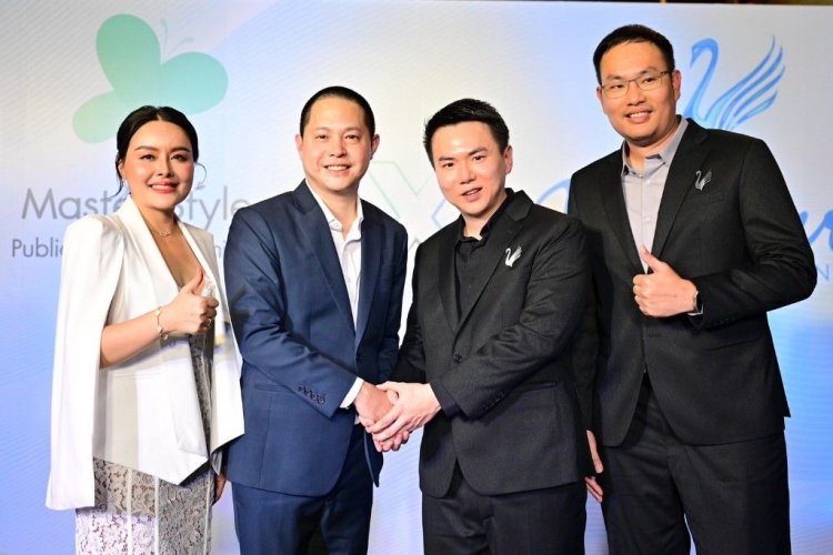 “รพ. มาสเตอร์พีช” จัดทัพศิลปิน นางงาม อินฟลูฯ ประกาศจับมือ “วี สแควร์ คลินิก” เสริมแกร่งธุรกิจแพทย์ความงาม