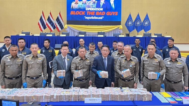 ตำรวจบุกทลาย 2 เว็บพนันยึดเงินสด 120 ล้าน เงินสะพัด 1.3 หมื่นล้าน/ปี