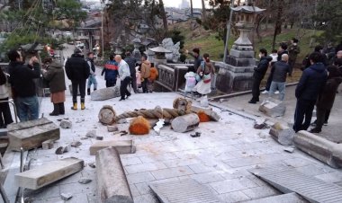 ญี่ปุ่นโล่งใจไร้สึนามิสูง 5 ม.หลังเจอแผ่นดินไหวเขย่า 7.6