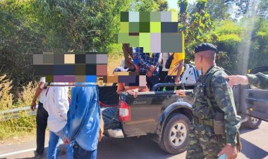 ทหาร ฉก.ราชมนู จับกุมขบวนการขนแรงงานต่างด้าว