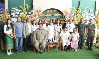 ศิษย์ล้นสำนักสักยันต์ 'อ.ประเวศน์ คงเอียด'ร่วมพิธีเททองรูปหล่อ 'หลวงปู่หน่า"ครบ 6 รอบ 72 ปี