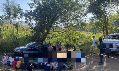 ทะลักไม่หยุด"ทหารฉก.ราชมนู"สกัดจับแรงงานเมียนมา 36 ราย ผู้นำพา 3 คน