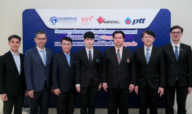ม.เทคโนฯ สุรนารี ผนึกปตท.-สุรเทค  พัฒนาพื้นรองเท้า AI ส่งมอบโรงพยาบาลเกษมราษฎร์