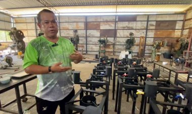 สุดปัง!เตาพลังงานทดแทนไอเดียสุดเจ๋ง 'นายกฯเกาะขนุน'เมืองแปดริ้ว